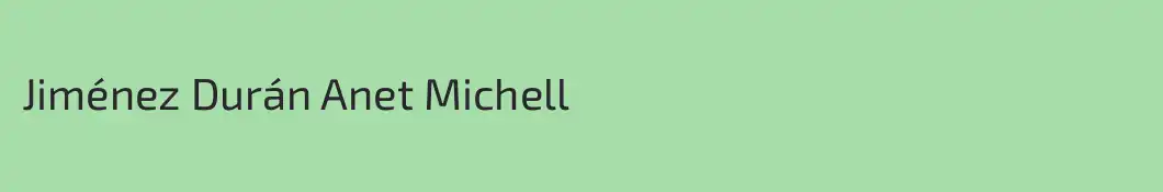 Jiménez Durán Anet Michell